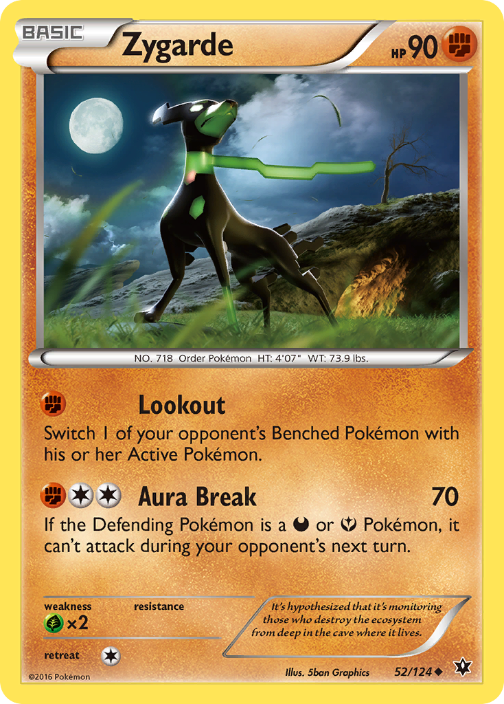 Zygarde (52/124) [XY: Fates Collide] | Good Games Morley