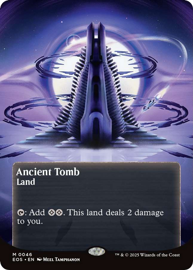 Ancient Tomb (0046) (Borderless) [Edge of Eternities: Stellar Sights] | Good Games Morley