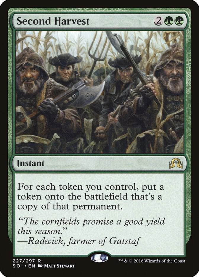 Second Harvest 227/297 (Shadows over Innistrad)  - Foil | Good Games Morley