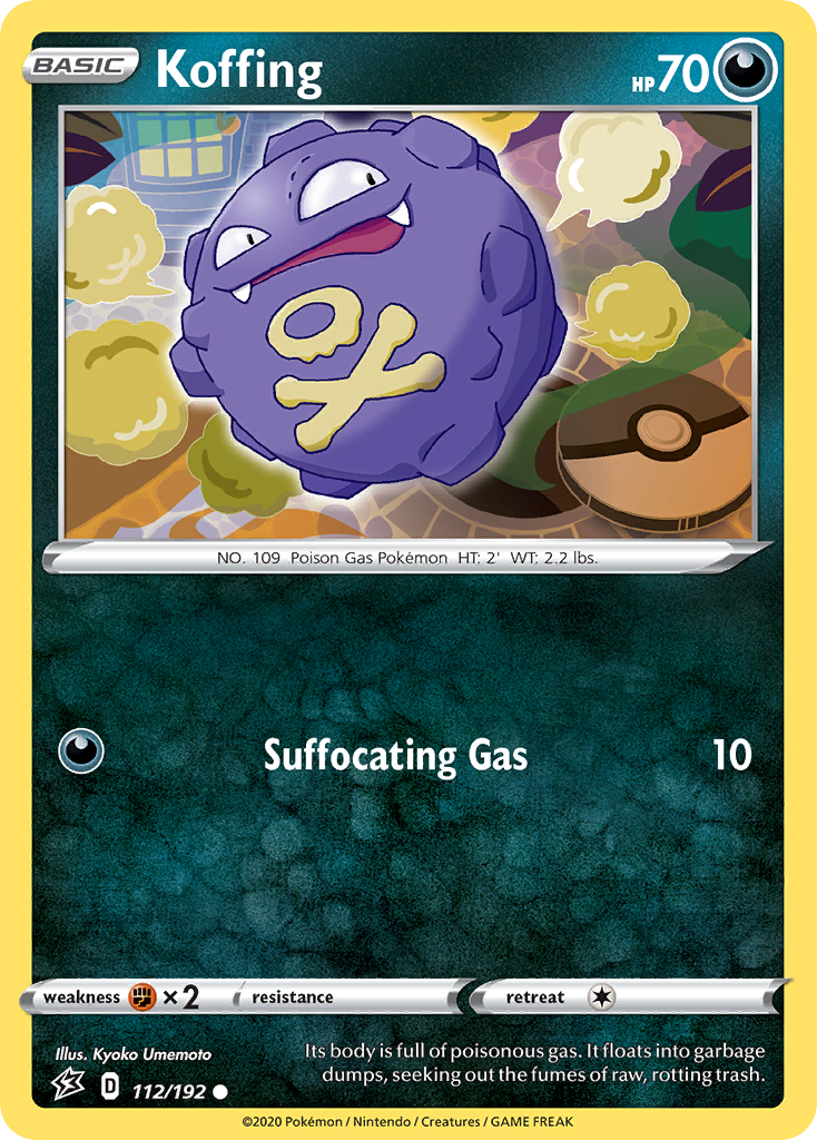 Koffing (112/192) [Sword & Shield: Rebel Clash] | Good Games Morley