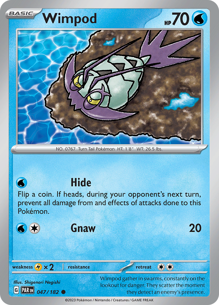 Wimpod (047/182) [Scarlet & Violet: Paradox Rift] | Good Games Morley