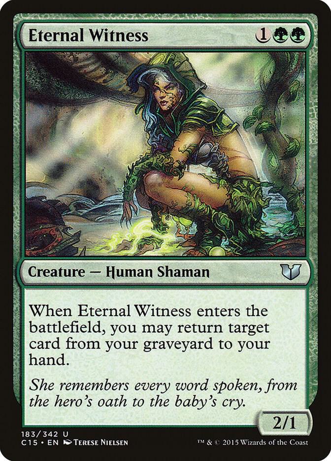 Eternal Witness 183/342 (Commander 2015)  | Good Games Morley