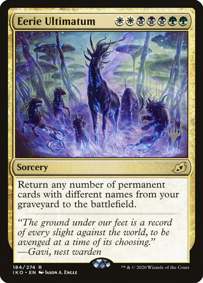 Eerie Ultimatum (Promo Pack) [Ikoria: Lair of Behemoths Promos] | Good Games Morley