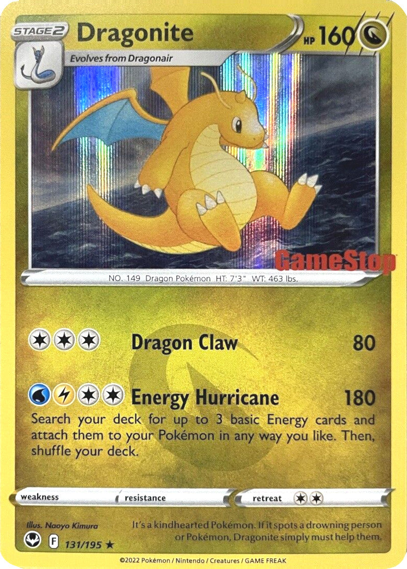 Dragonite (131/195) (GameStop Exclusive) [Sword & Shield: Silver Tempest] | Good Games Morley