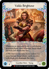 Valda Brightaxe [EVR019] (Everfest)  1st Edition Rainbow Foil | Good Games Morley