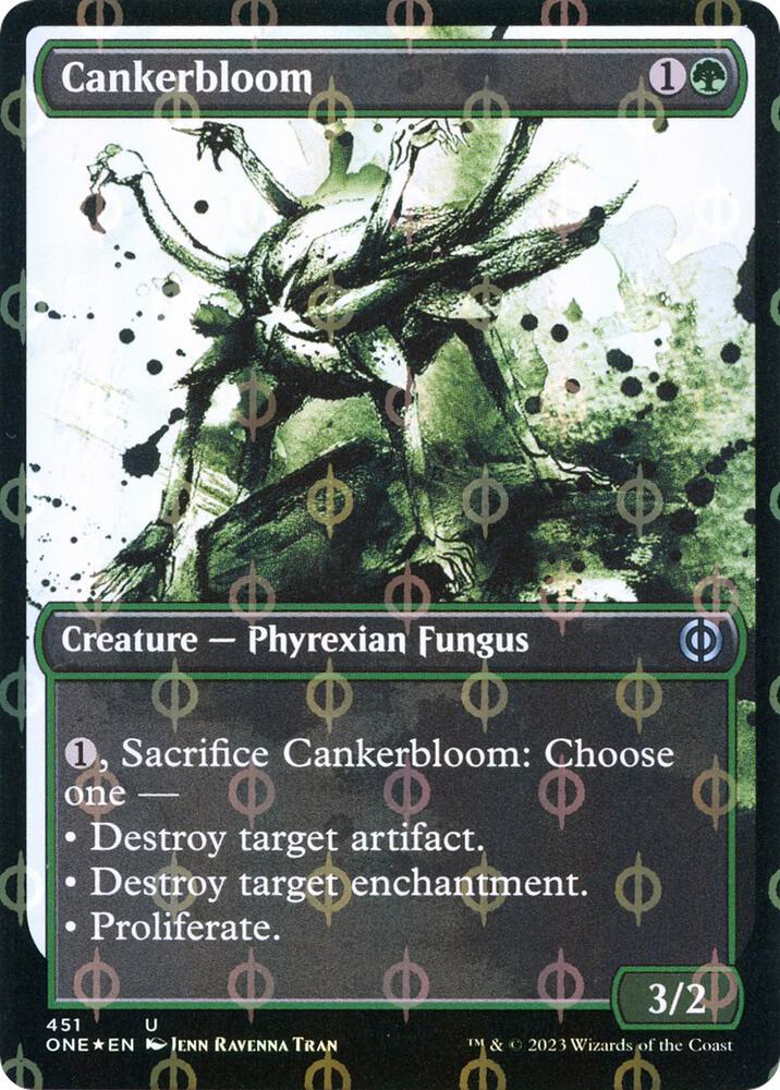 Cankerbloom 451 (Phyrexia: All Will Be One)  - Showcase Compleat Foil | Good Games Morley