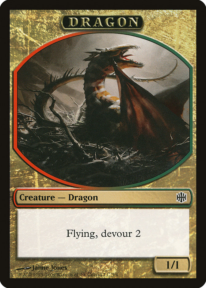 Dragon Token [Alara Reborn Tokens] | Good Games Morley