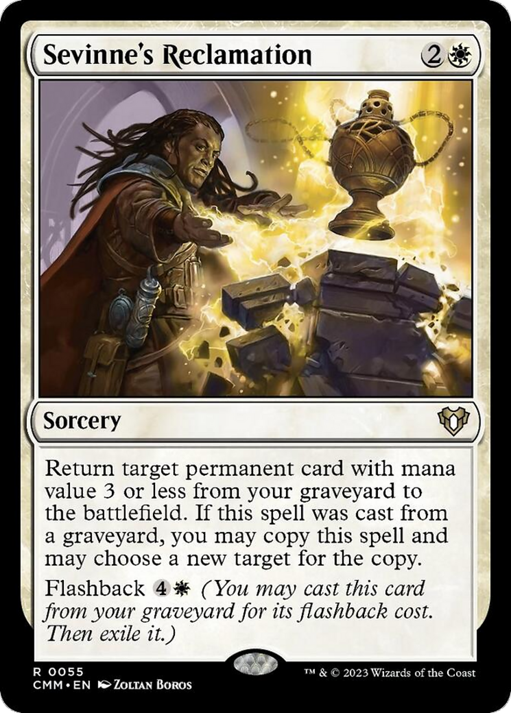 Sevinne's Reclamation [Commander Masters] | Good Games Morley