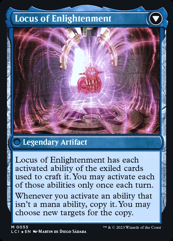 The Enigma Jewel // Locus of Enlightenment [The Lost Caverns of Ixalan Prerelease Cards] | Good Games Morley