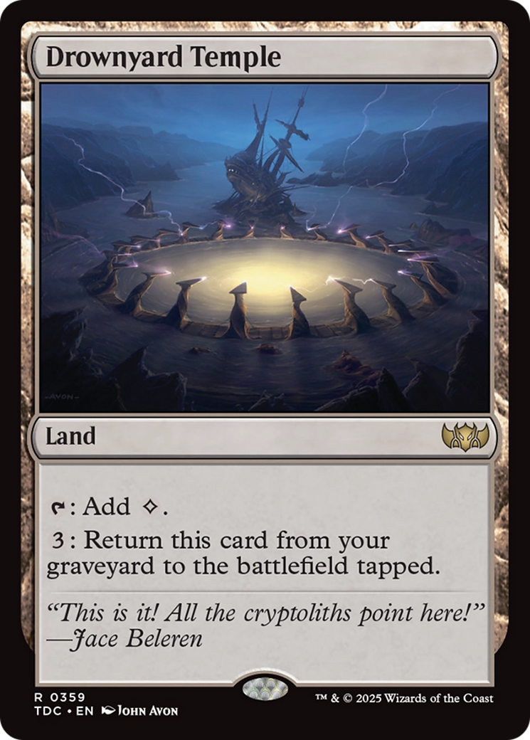 Drownyard Temple [Tarkir: Dragonstorm Commander] | Good Games Morley