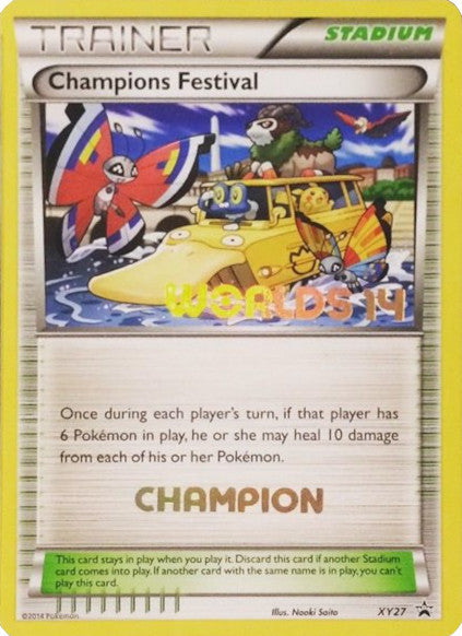 Champions Festival (XY27) (2014 Champion) [XY: Black Star Promos] | Good Games Morley
