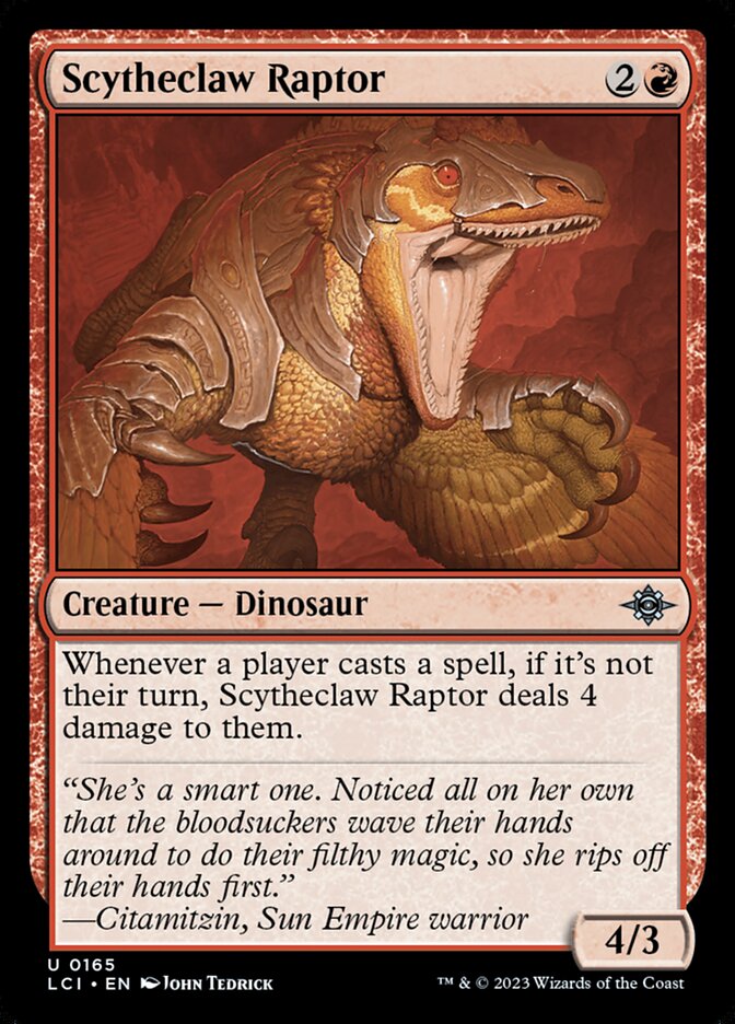 Scytheclaw Raptor 165 (The Lost Caverns of Ixalan)  | Good Games Morley