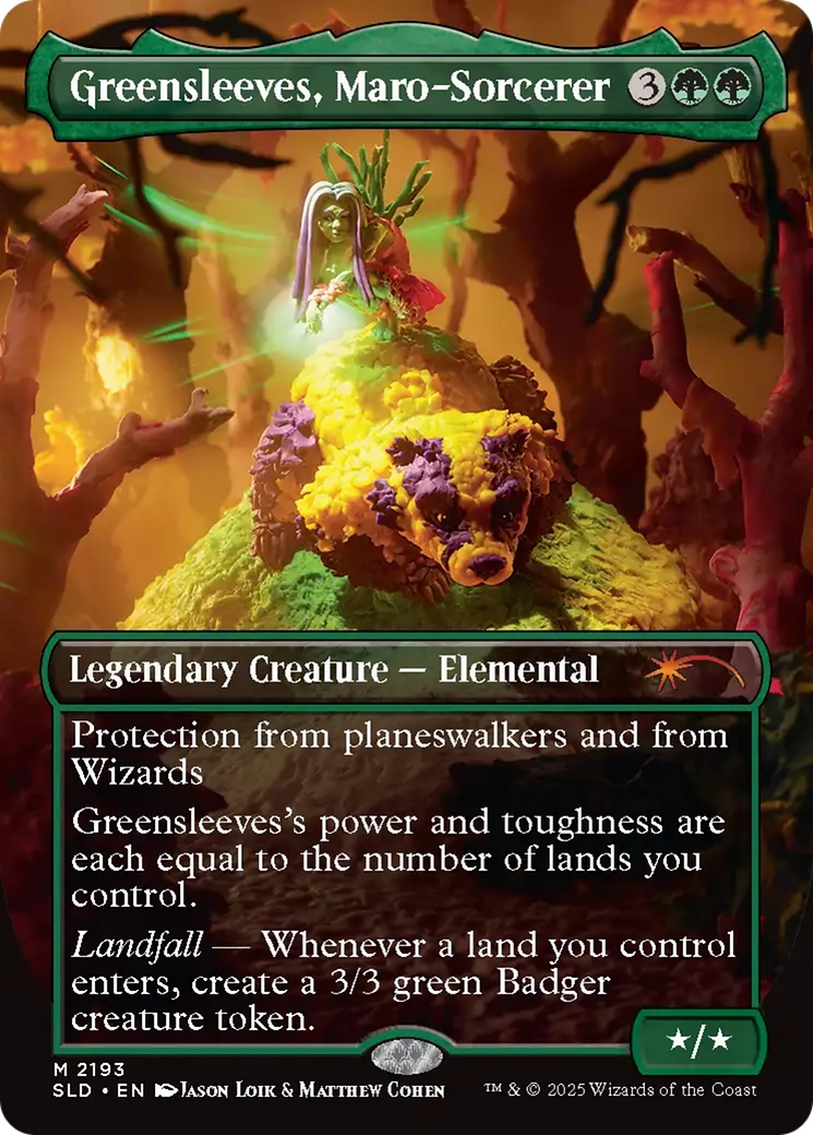 Greensleeves, Maro-Sorcerer (Rainbow Foil) [Secret Lair Drop Series] | Good Games Morley