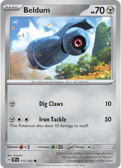 Beldum 113/162 (SV05: Temporal Forces)  - Reverse Holofoil | Good Games Morley