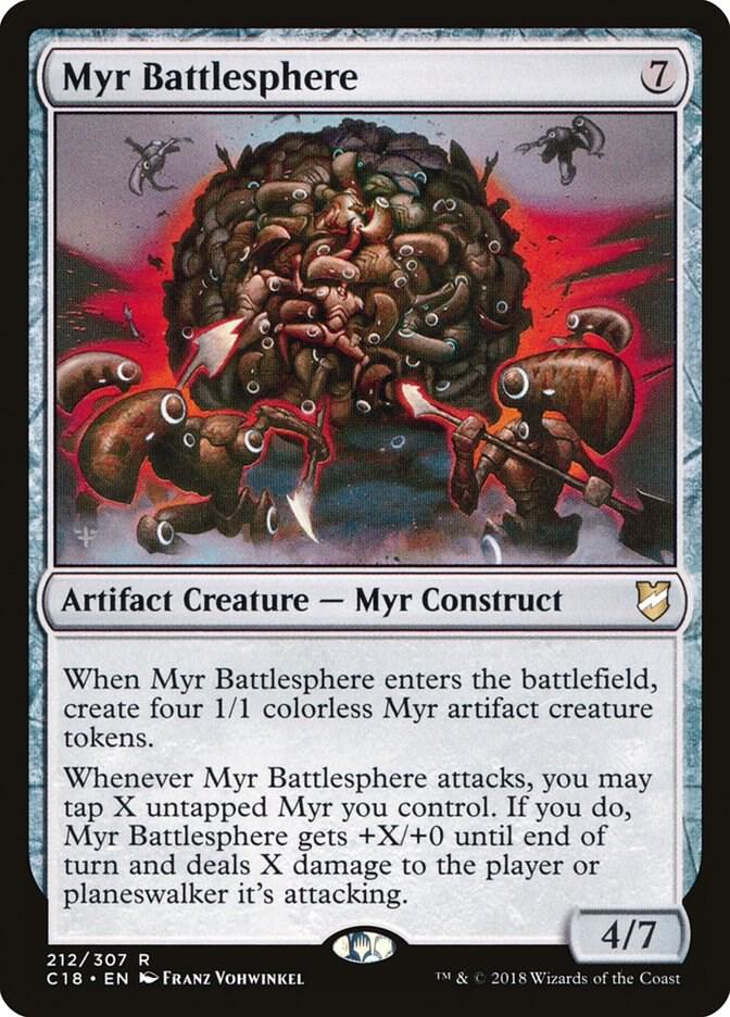 Myr Battlesphere 212/307 (Commander 2018)  | Good Games Morley