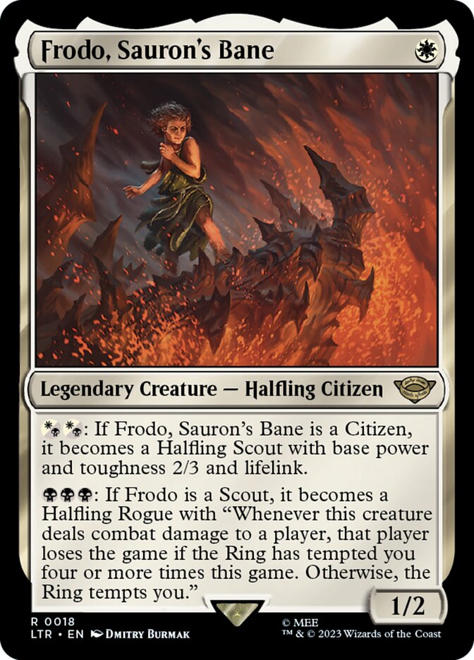 Frodo, Sauron's Bane 18/281 (Universes Beyond: The Lord of the Rings: Tales of Middle-earth)  | Good Games Morley