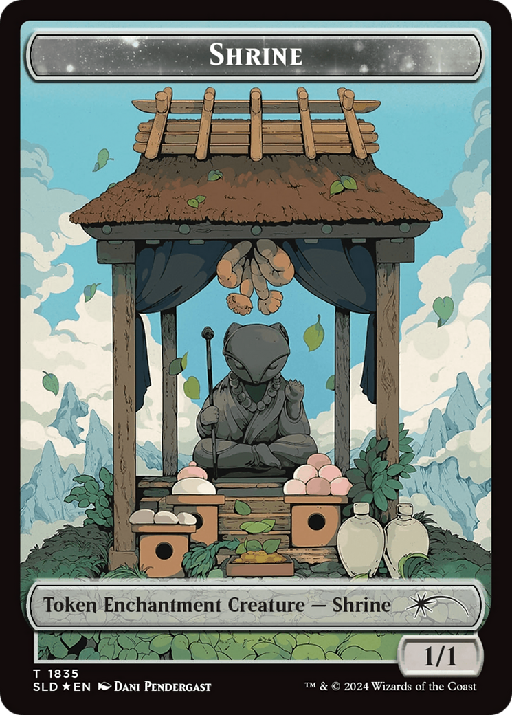 Shrine Token (Rainbow Foil) [Secret Lair: From Cute to Brute Tokens] | Good Games Morley