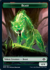 Beast // Clue (14) Double-Sided Token [Modern Horizons 2 Tokens] | Good Games Morley