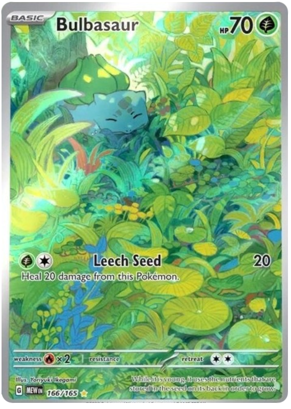 Bulbasaur (166/165) [Scarlet & Violet 151] | Good Games Morley