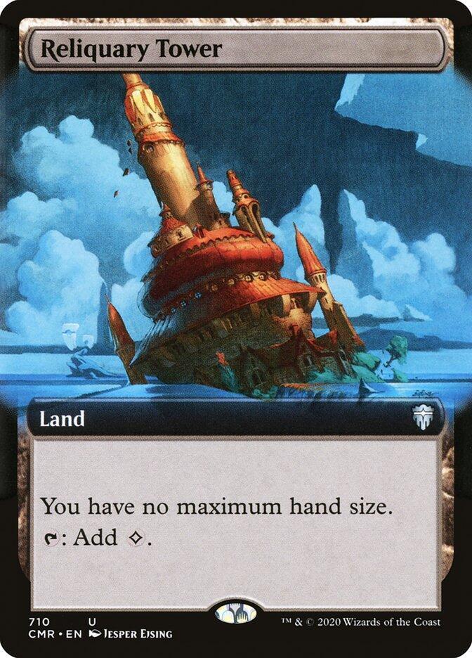 Reliquary Tower 710 (Commander Legends)  - Extended Art Foil | Good Games Morley