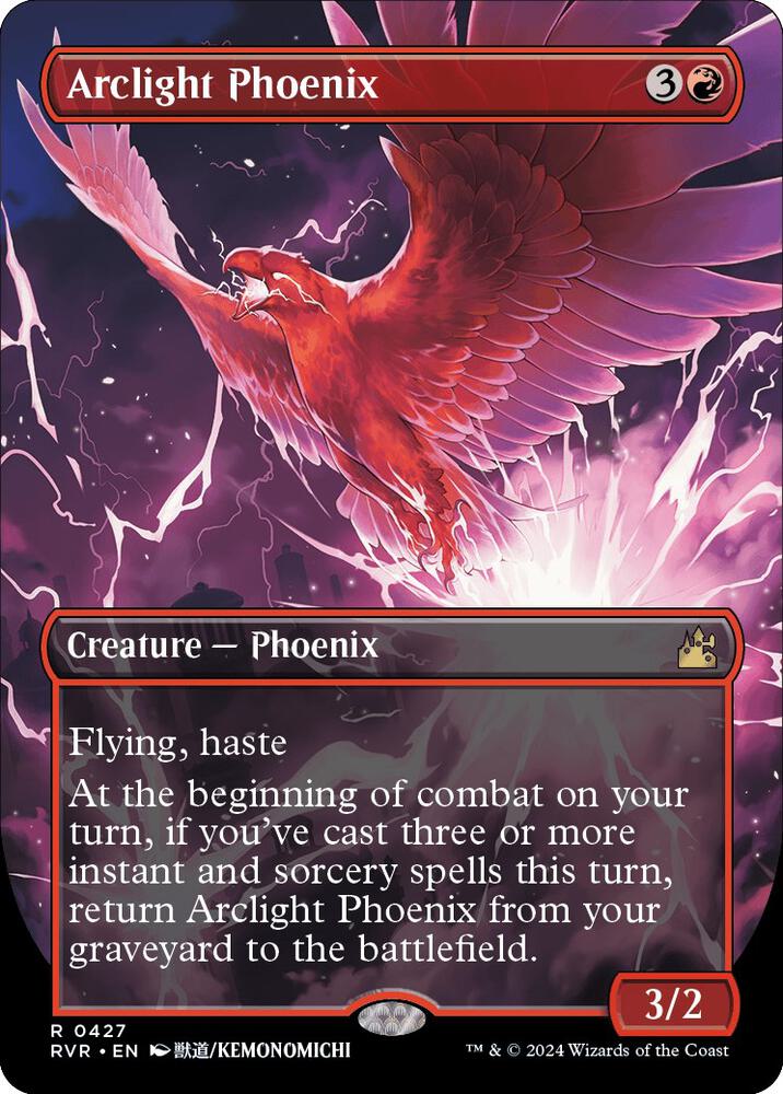 Arclight Phoenix 427 (Ravnica Remastered)  - Borderless Foil | Good Games Morley