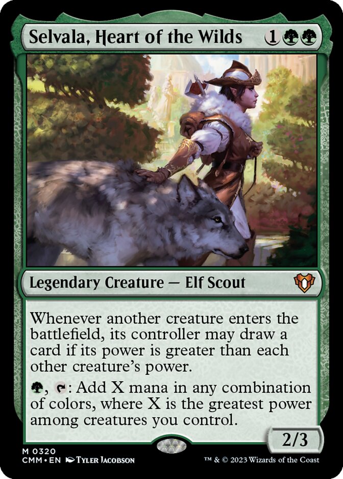Selvala, Heart of the Wilds 320/451 (Commander Masters)  | Good Games Morley