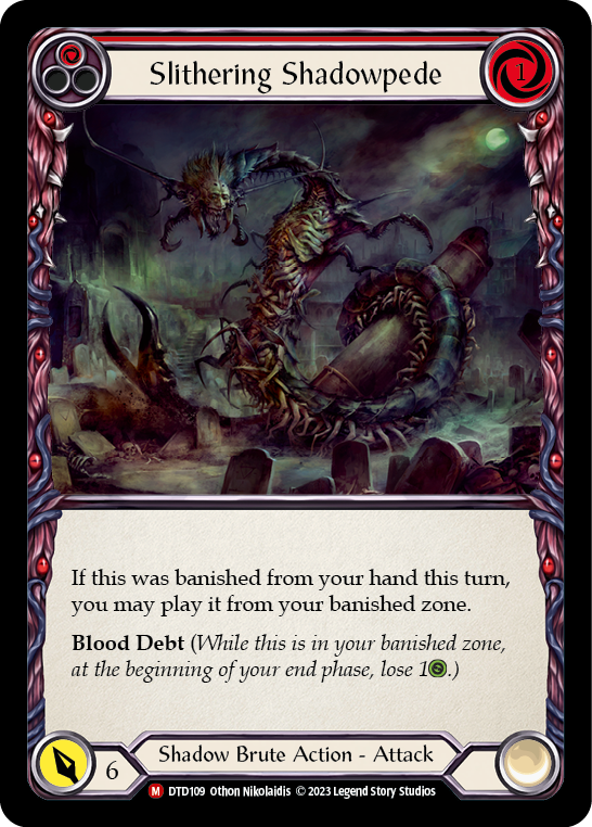 Slithering Shadowpede [DTD109] (Dusk Till Dawn)  Rainbow Foil | Good Games Morley