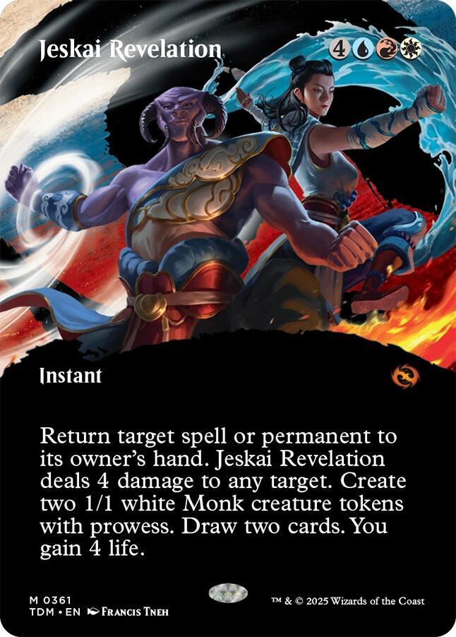 Jeskai Revelation 361/291 (Tarkir: Dragonstorm)  - Borderless | Good Games Morley
