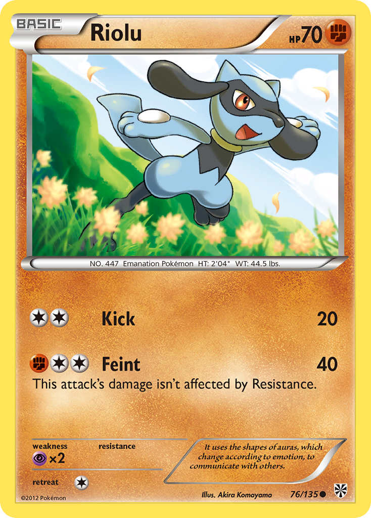 Riolu (76/135) [Black & White: Plasma Storm] | Good Games Morley