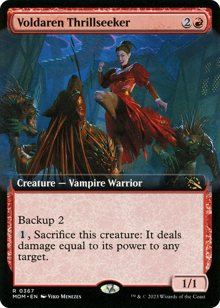 Voldaren Thrillseeker (Extended Art) [March of the Machine] | Good Games Morley