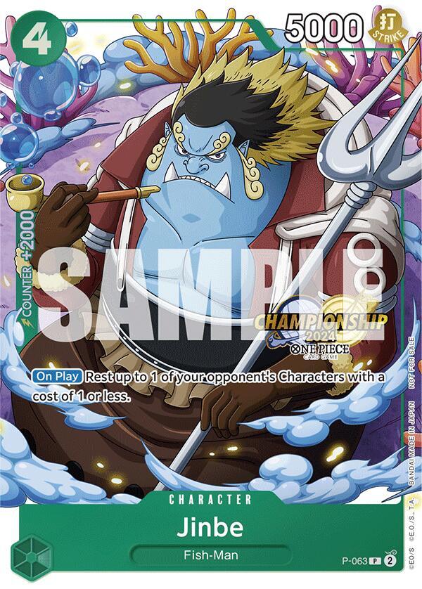 Jinbe (2024 Event Pack) P-063 (One Piece Promotion Cards)  - Foil | Good Games Morley