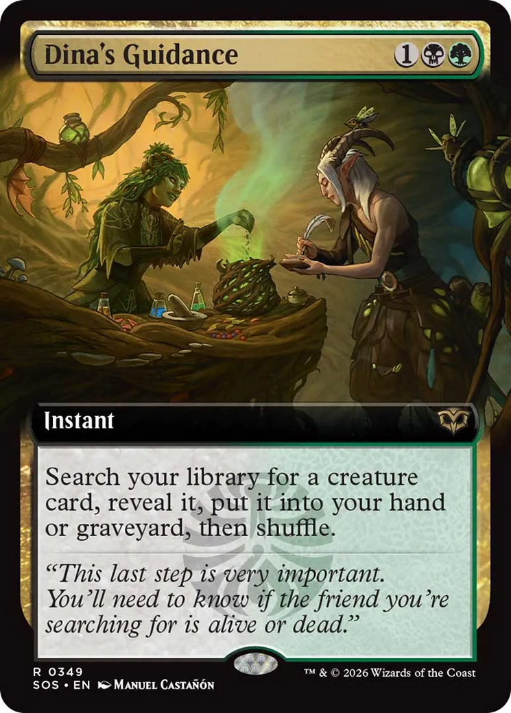 Dina's Guidance (Extended Art) [Secrets of Strixhaven] | Good Games Morley