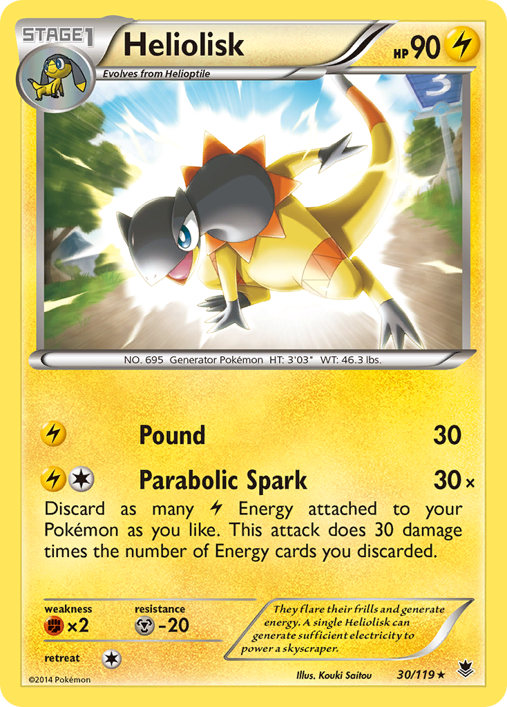 Heliolisk (30/119) [XY: Phantom Forces] | Good Games Morley