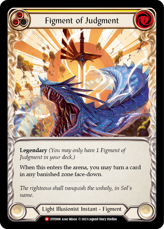 Figment of Judgment // Themis, Archangel of Judgment [DTD006] (Dusk Till Dawn) | Good Games Morley