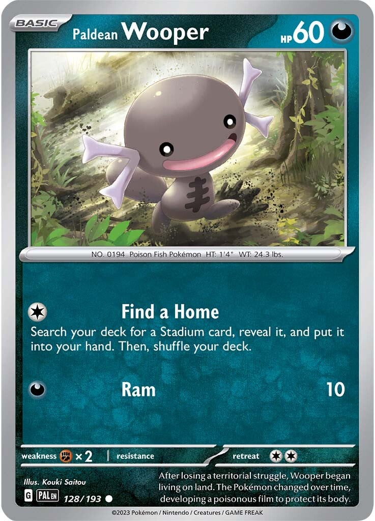 Paldean Wooper (128/193) [Scarlet & Violet: Paldea Evolved] | Good Games Morley