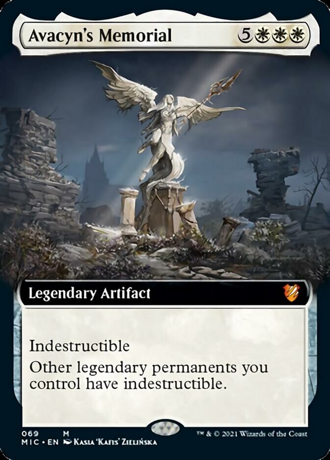 Avacyn's Memorial (Extended Art) [Innistrad: Midnight Hunt Commander] | Good Games Morley