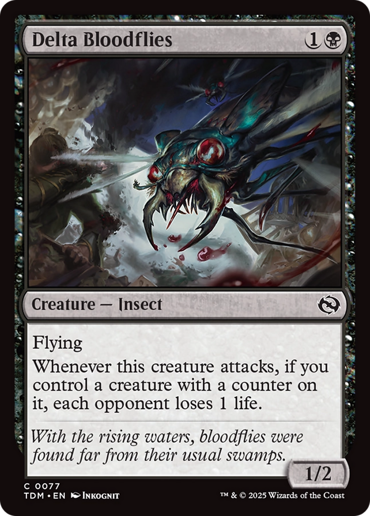 Delta Bloodflies [Tarkir: Dragonstorm] | Good Games Morley