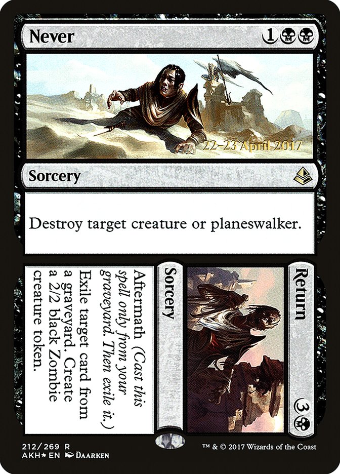 Never // Return [Amonkhet Prerelease Promos] | Good Games Morley