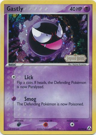 Gastly (52/92) (Stamped) [EX: Legend Maker] | Good Games Morley