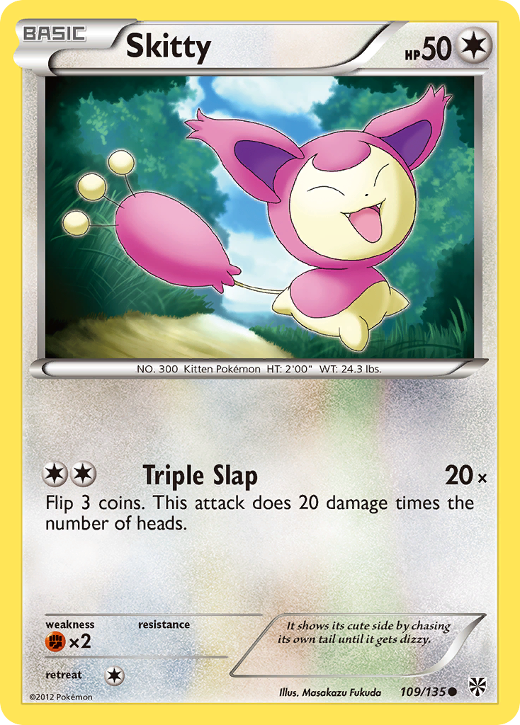 Skitty (109/135) [Black & White: Plasma Storm] | Good Games Morley