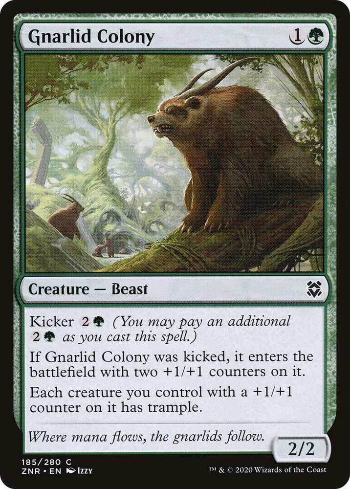 Gnarlid Colony 185/280 (Zendikar Rising)  - Foil | Good Games Morley