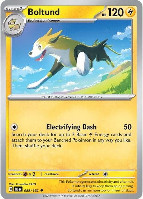 Boltund 059/162 (SV05: Temporal Forces)  - Reverse Holofoil | Good Games Morley