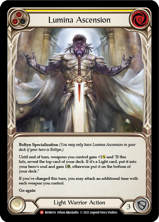 Lumina Ascension [MON034-RF] (Monarch)  1st Edition Rainbow Foil | Good Games Morley