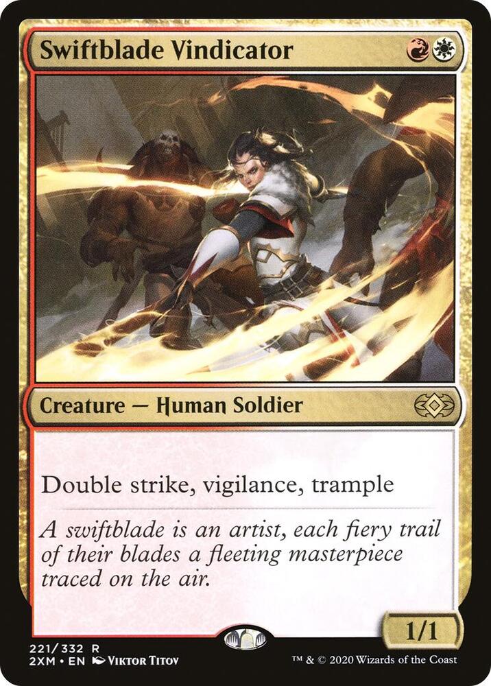 Swiftblade Vindicator 221/332 (Double Masters)  | Good Games Morley