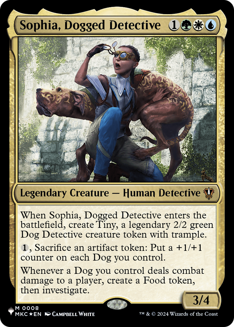 Sophia, Dogged Detective (MKC) [The List] | Good Games Morley