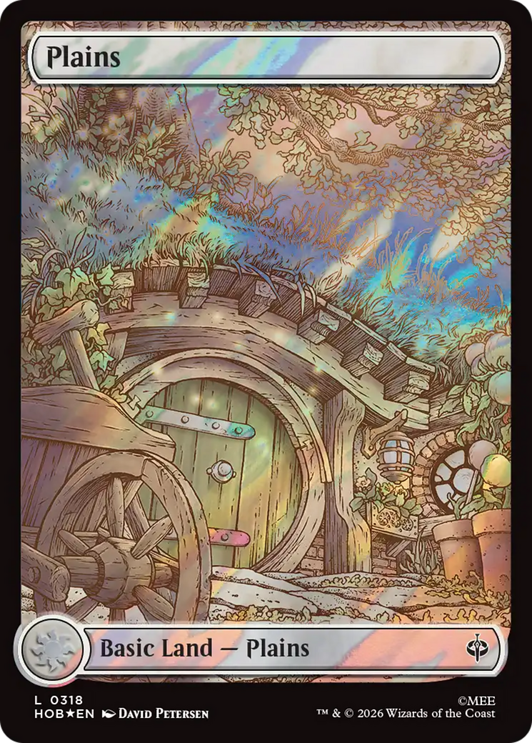 Plains (0318) (Surge Foil) [The Hobbit] | Good Games Morley