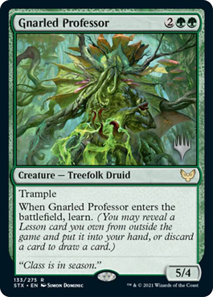 Gnarled Professor 133p/180 (Promo Pack: Strixhaven)  - Foil | Good Games Morley