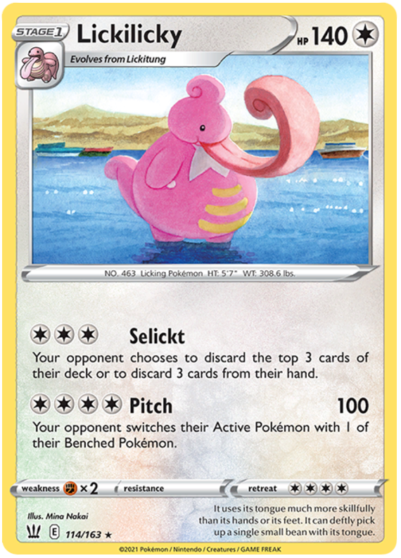 Lickilicky (114/163) [Sword & Shield: Battle Styles] | Good Games Morley
