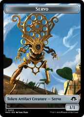 Aetherborn // Servo Double-Sided Token [Modern Horizons 3 Commander Tokens] | Good Games Morley