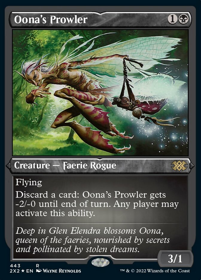 Oona's Prowler (Foil Etched) [Double Masters 2022] | Good Games Morley